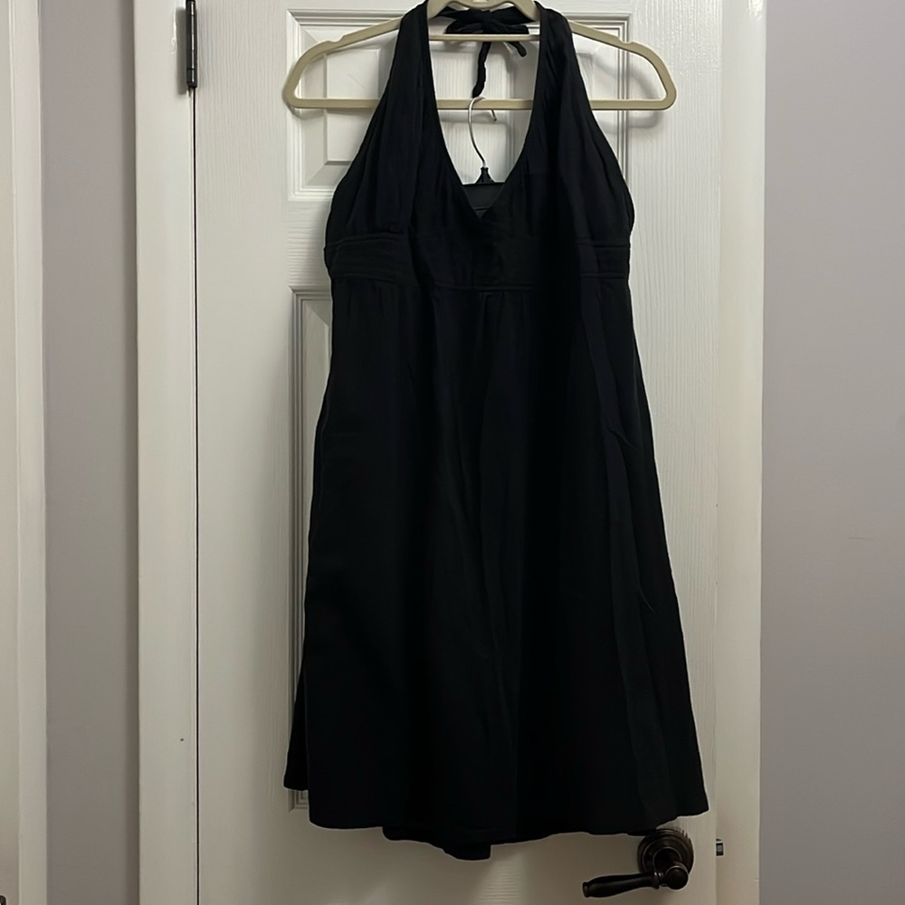 🩱 Dotti | Halter neck swimsuit coverup dress-size Large